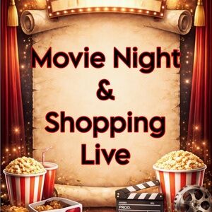 Movie Night & Shopping Live Flyer